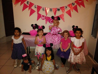 All the girls at our 2 year old's party